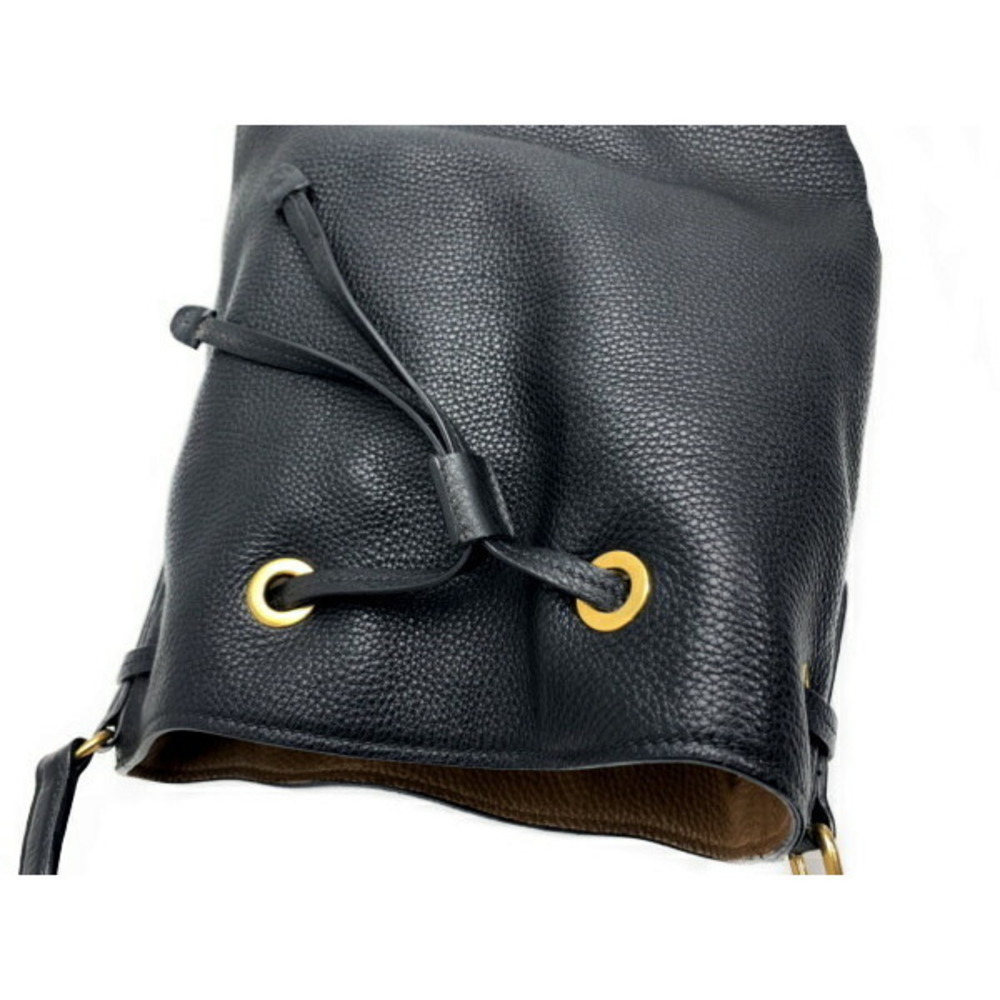 Miu Miu Shoulder Bag Drawstring Shoulder Leather … - image 5